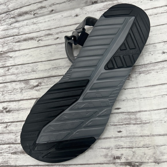 Adidas Terrex Hydroterra Sandals Size Men\'s 13 Charcoal Gray with Yellow Stripes main image 4